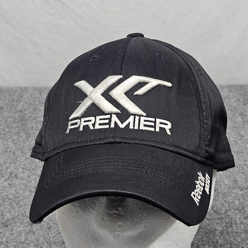 Reebok Hockey Hat Mens OSFA Black XF Premier Lefevre Embroidered Athletic Cap
